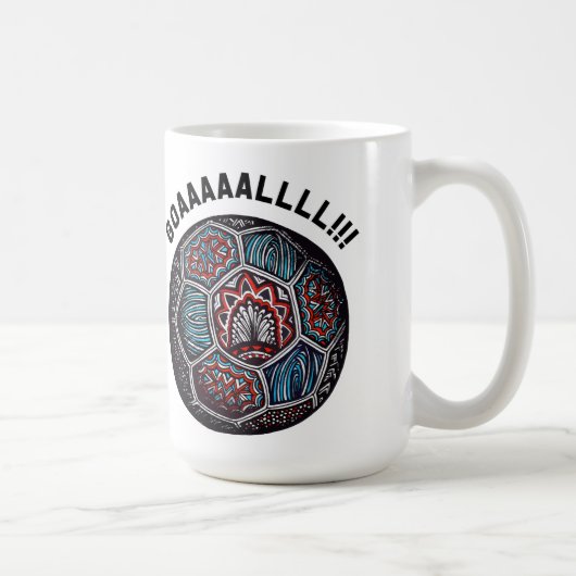voetbal GOAL Koffiemok (Rechts)