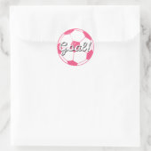 Voetbal Goal Stickers - Roze (Tas)