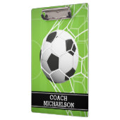 Voetbal GOAL voor coach, team, ouder of ventilator Klembord (Links)