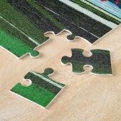 Voetbal Goalie Goalkeeper Keeper Jumping Legpuzzel (Zijkant)