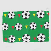 Voetbal Golfhanddoek (Horizontaal)