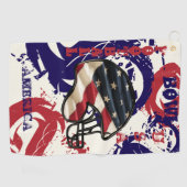 VOETBAL GOLFHANDDOEK (Horizontaal)