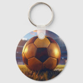 Voetbal - Gouden Bal Sleutelhanger (Achterkant)