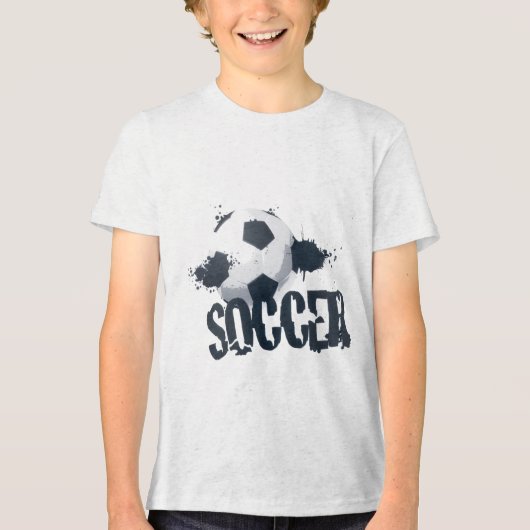 Voetbal Graffiti Kids T-Shirt (Voorkant)
