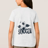 Voetbal Graffiti Kids T-Shirt (Achterkant)