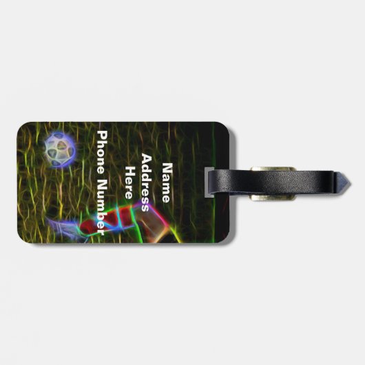 Voetbal Grafisch, Hannah, Bag Label Bagagelabel (Achterkant horizontaal)