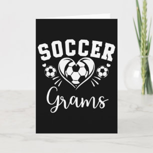 Voetbal Grams Voetbal Hart Kaart
