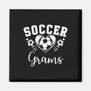 Voetbal Grams Voetbal Hart Magneet
