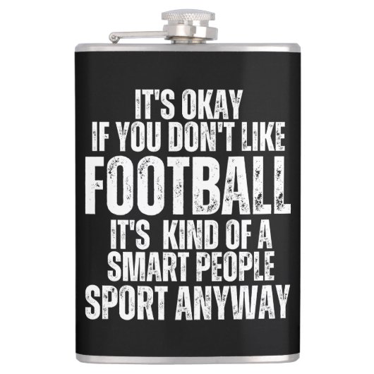 VOETBAL GRAPPIGE CITATEN HEUPFLES (Voorkant)