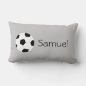 Voetbal: Grijs Kussen (Achterkant)