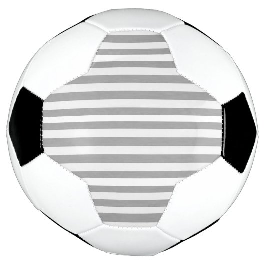 Voetbal grijs & witte streep (Gedraaid)