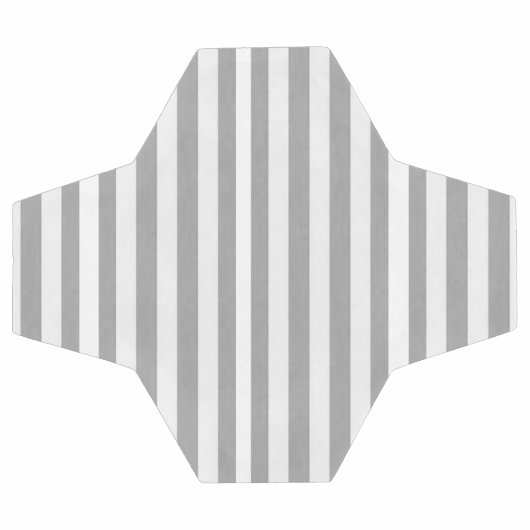 Voetbal grijs & witte streep (Enkel)