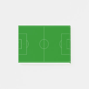 Voetbal groen post-it® notes