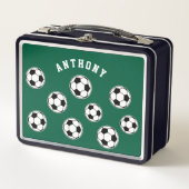 Voetbal groene gepersonaliseerde kinderen terug na (Voorkant)