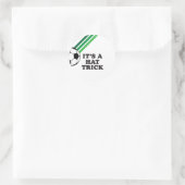Voetbal Groene Strepen Pet Trick 3e Verjaardag Ronde Sticker (Tas)
