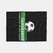 Voetbal Grootouder Gecrediteerd Voor De Meeste Ist Fleece Deken (Voorkant (Horizontaal))