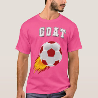 Voetbal Grootste aller tijden Ftbol Goat Football  T-shirt