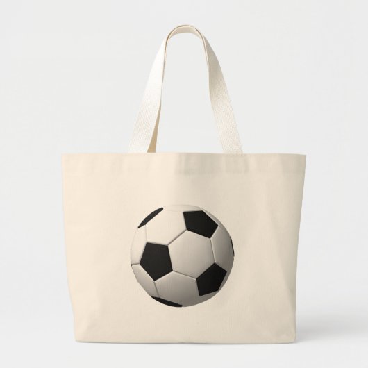 Voetbal: Grote Tote Bag (Voorkant)