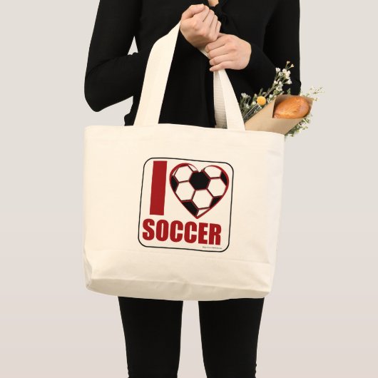 Voetbal Grote Tote Bag (Voorkant (product))