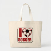 Voetbal Grote Tote Bag (Voorkant)
