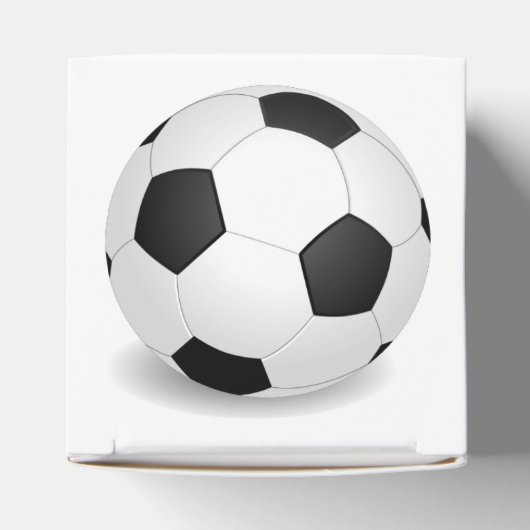 Voetbal gunst box bedankdoosjes (Bovenkant)