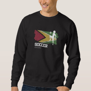 Voetbal Guyana Vlag Voetbal Vrouwen Voetbal Meisje Trui