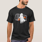 Voetbal Halloween Doelman Ghost Kostuum voor Kinde T-shirt (Voorkant)