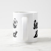 Voetbal halve tekst Giant Coffee Mok (Achterkant)