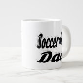 Voetbal halve tekst Giant Coffee Mok (Voorkant rechts)