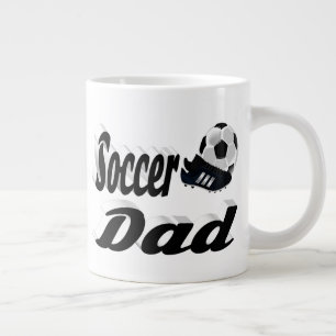 Voetbal halve tekst Giant Coffee Mok