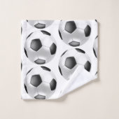 Voetbal handdoekset bad handdoek (Wasdoekje)