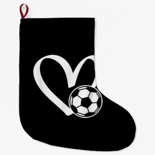 Voetbal Hart Grote Kerstsok