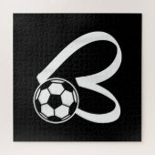 Voetbal Hart Legpuzzel (Horizontaal)
