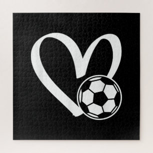 Voetbal Hart Legpuzzel