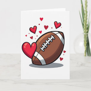 Voetbal Hart Liefde Kaart