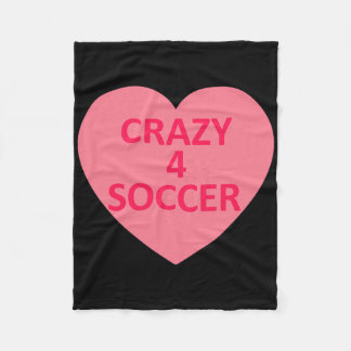 Voetbal - Hart Liefde Valentijnsdag Persoonlijke C Fleece Deken