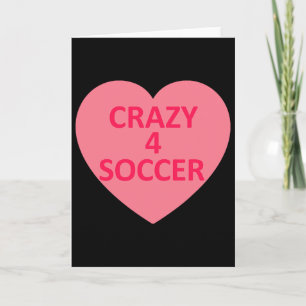 Voetbal - Hart Liefde Valentijnsdag Persoonlijke C Kaart
