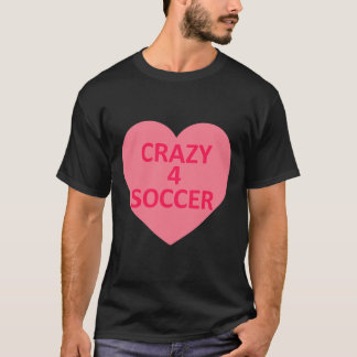 Voetbal - Hart Liefde Valentijnsdag Persoonlijke C T-shirt