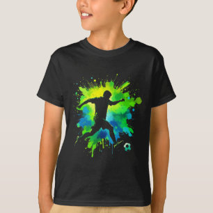 Voetbal Hart Skelet Hand Halloween Kostuum Heren K T-shirt