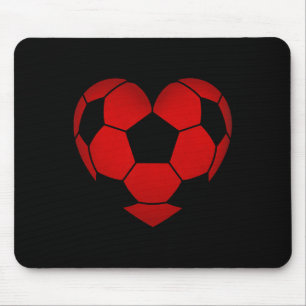 Voetbal Hart Valentijnsdag Voor Jongens Meisjes Ki Muismat