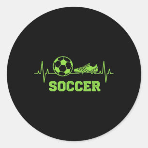 Voetbal Hartslag Pols Ll En Klosje Grafisch Grappi Ronde Sticker