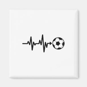 Voetbal Hartslag Voetbal Polsontwerp Magneet