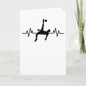 Voetbal Hartslag voetbal team sport voetbal Cadeau Kaart (Voorkant)