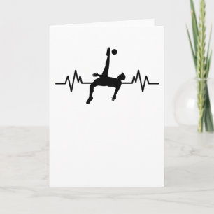 Voetbal Hartslag voetbal team sport voetbal Cadeau Kaart