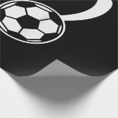 Voetbal Heart Cadeaupapier (Hoek)
