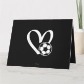 Voetbal Heart Kaart (Achterkant)
