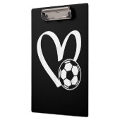 Voetbal Heart Klembord (Links)