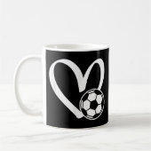 Voetbal Heart Koffiemok (Links)