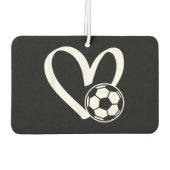 Voetbal Heart Luchtverfrisser (Achterkant)