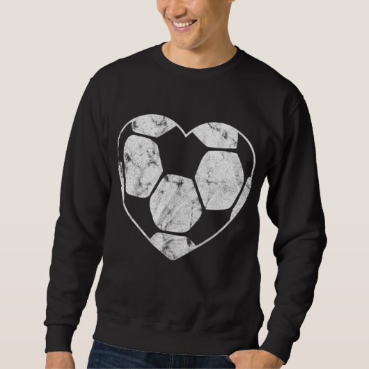 Voetbal Heart Mam Fan Parent Trui (Voorkant)